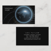 Wereldwijd financieel Visitekaartje (Voorkant / Achterkant)