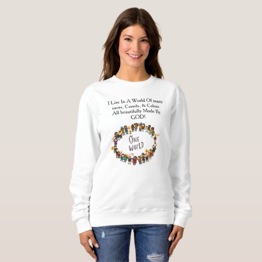 Wereldwijd fundamenteel t-shirt voor vrouwen (Voorkant volledig)