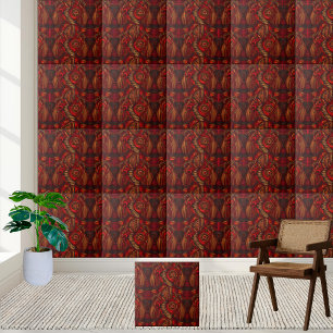 Wereldwijd geïnspireerde African Ethnic Pattern Te Tegeltje