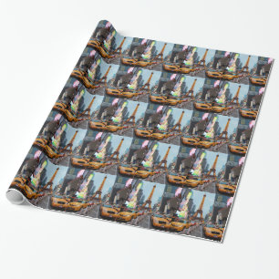 Wereldwijd gemengd - New York City & Parijs Cadeaupapier