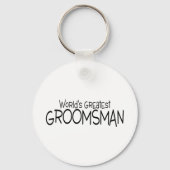Wereldwijd grootste Groomsman Sleutelhanger (Voorkant)