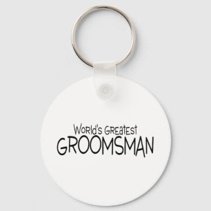 Wereldwijd grootste Groomsman Sleutelhanger