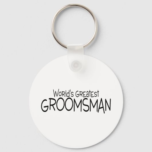 Wereldwijd grootste Groomsman Sleutelhanger (Voorkant)