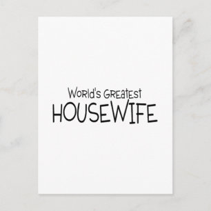 Wereldwijd grootste huisvrouw briefkaart