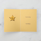 Wereldwijd GROOTSTE Nephew Golden Award - Groet Kaart (Binnen)