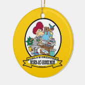 WERELDWIJD GROOTSTE WERK IN HOME MOME VROUWEN CART KERAMISCH ORNAMENT (Links)