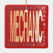 Wereldwijd het grootste mechanische apparaat keramisch ornament (Achterkant)