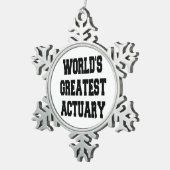 Wereldwijd het meest aantrekkelijke tin sneeuwvlok ornament (Rechts)