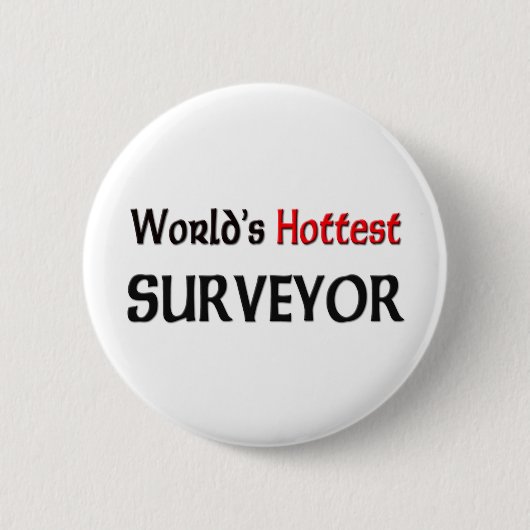 Wereldwijd — Hottest-enquête Ronde Button 5,7 Cm (Voorkant)