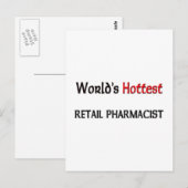 Wereldwijd Hottest Retail Pharmacist Briefkaart (Voorkant / Achterkant)