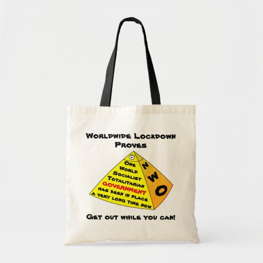 Wereldwijd Lockdown-tas Tote Bag (Voorkant)