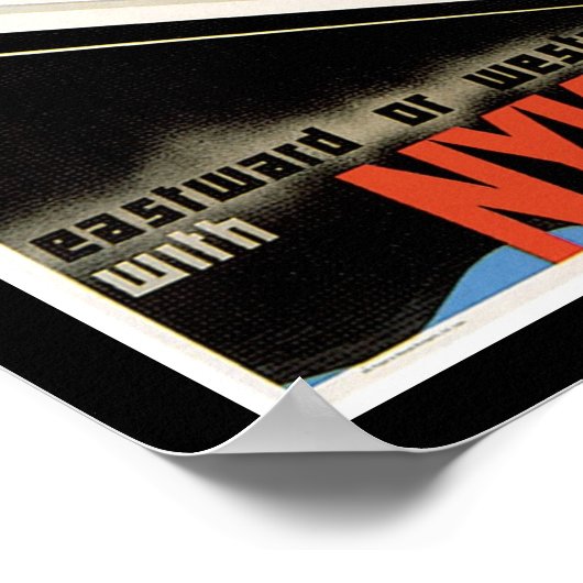 Wereldwijd met NYK Poster (Hoek)