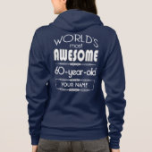 Wereldwijd over de 60e verjaardag van de beste Fab Hoodie (Achterkant)