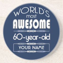 Wereldwijd over de 60e verjaardag van de beste Fab Zandsteen Onderzetter