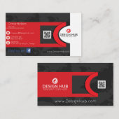 Wereldwijd professioneel visitekaartje (Voorkant / Achterkant)