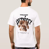 Wereldwijd Project met Teddy T-shirt (Achterkant)
