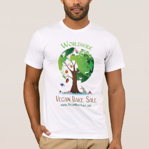 Wereldwijd shirt van de Verkoop van Vegan Bake doo
