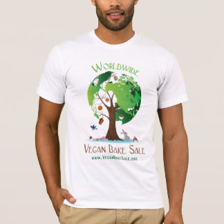 Wereldwijd shirt van de Verkoop van Vegan Bake doo