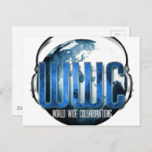 wereldwijd uitgebreide samenwerkingsproducten briefkaart (Voorkant / Achterkant)