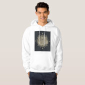 Wereldwijd Vintage Embleem Hoodie (Voorkant volledig)