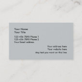 Wereldwijd Visitekaartje (Achterkant)