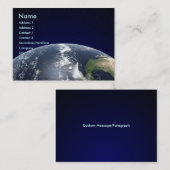 Wereldwijd Visitekaartje (Voorkant / Achterkant)