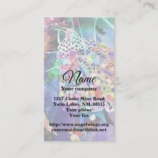 Wereldwijd Visitekaartje papier (Voorkant)