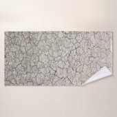 Wereldwijd wormconcept - gekraakte verschroeide aa badhanddoek (Badhanddoek)
