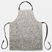 Wereldwijd wormconcept - gekraakte verschroeide aa schort (Voorkant)