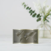 Wereldwijd/zilver visitekaartje (Staand voorkant)