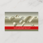 Wereldwijd/zilver visitekaartje (Achterkant)