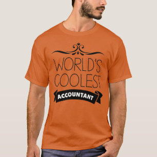 Wereldwijde 27s Coudste Accountant-cadeau T-shirt