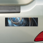 Wereldwijde Abstracte Art Bumpersticker (Op auto)