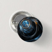 Wereldwijde Abstracte Art Button (rond) (Voorkant /achterkant)