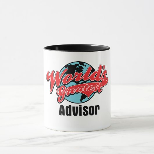 Wereldwijde adviseur mok (Midden)