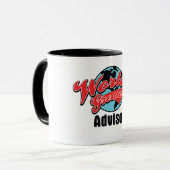 Wereldwijde adviseur mok (Voorkant links)