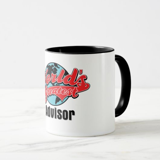 Wereldwijde adviseur mok (Voorkant rechts)