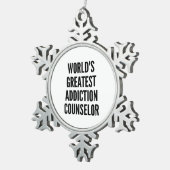 Wereldwijde adviseur voor het beste advies tin sneeuwvlok ornament (Rechts)