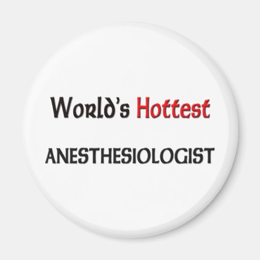 Wereldwijde anesthesioloog magneet (Voorkant)