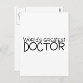 Wereldwijde arts briefkaart (Voorkant / Achterkant)