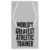 Wereldwijde Athletic Trainer Klein Cadeauzakje (Achterkant)