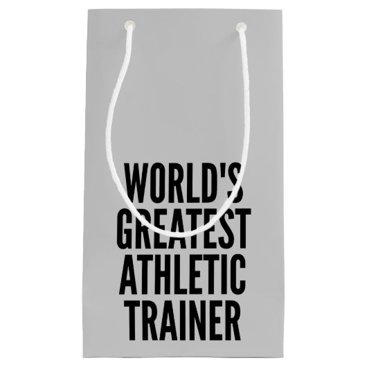 Wereldwijde Athletic Trainer Klein Cadeauzakje (Voorkant)