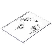 Wereldwijde atlas-dog-schilderafdrukken notitieboek (Linkerzijde)
