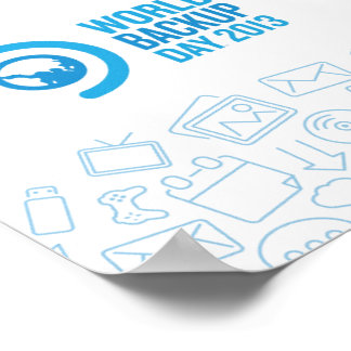 Wereldwijde back-updag Poster