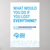 Wereldwijde back-updag Poster (Voorkant)