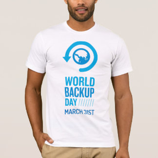 Wereldwijde back-updag t-shirt