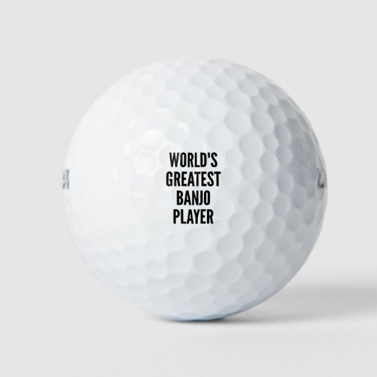 Wereldwijde Banjo Player Golfballen (Voorkant)