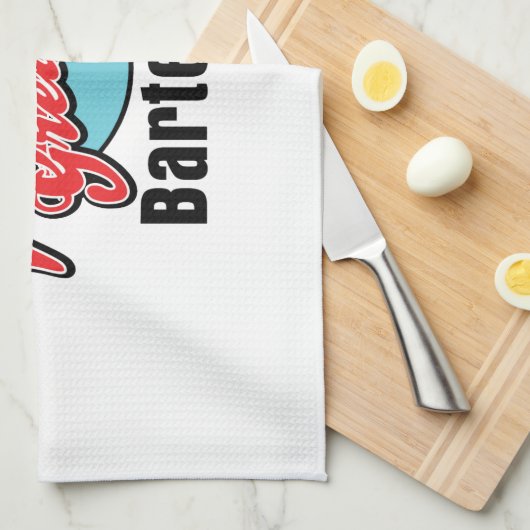 Wereldwijde Bartender Theedoek (Quarter Fold)