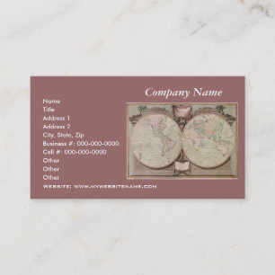 WERELDWIJDE BEDRIJFSEXECUTIVE VISITEKAARTJE REEKS