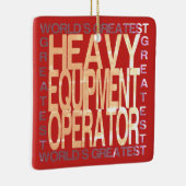 Wereldwijde beheerder van zware apparatuur keramisch ornament (Rechts)